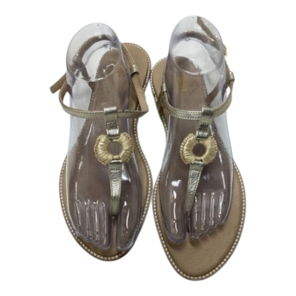 Bruno Magli Jenna‎ T Strap Flat Sandal Size EU 38.5